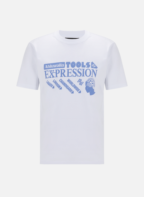 T-shirt Tools Of Expression en coton BlancAHLUWALIA 