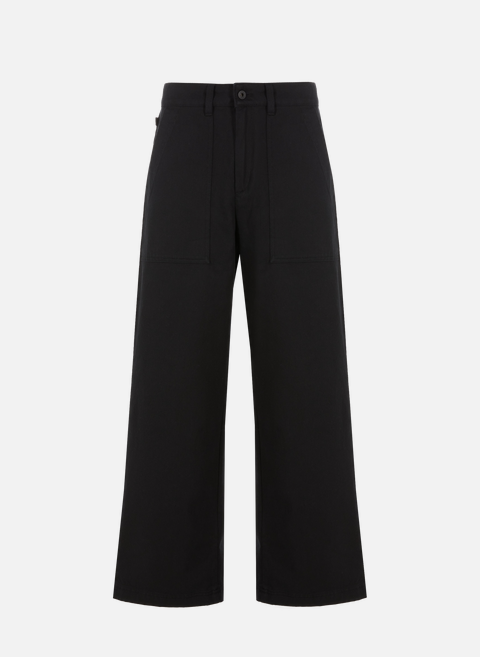 Pantalon large en coton organique NoirAIGLE 