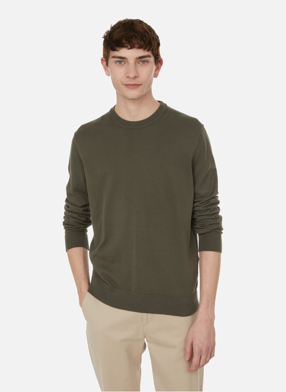 Pull en coton organique Gris by AIGLE AIGLE Pull en coton organique Gris