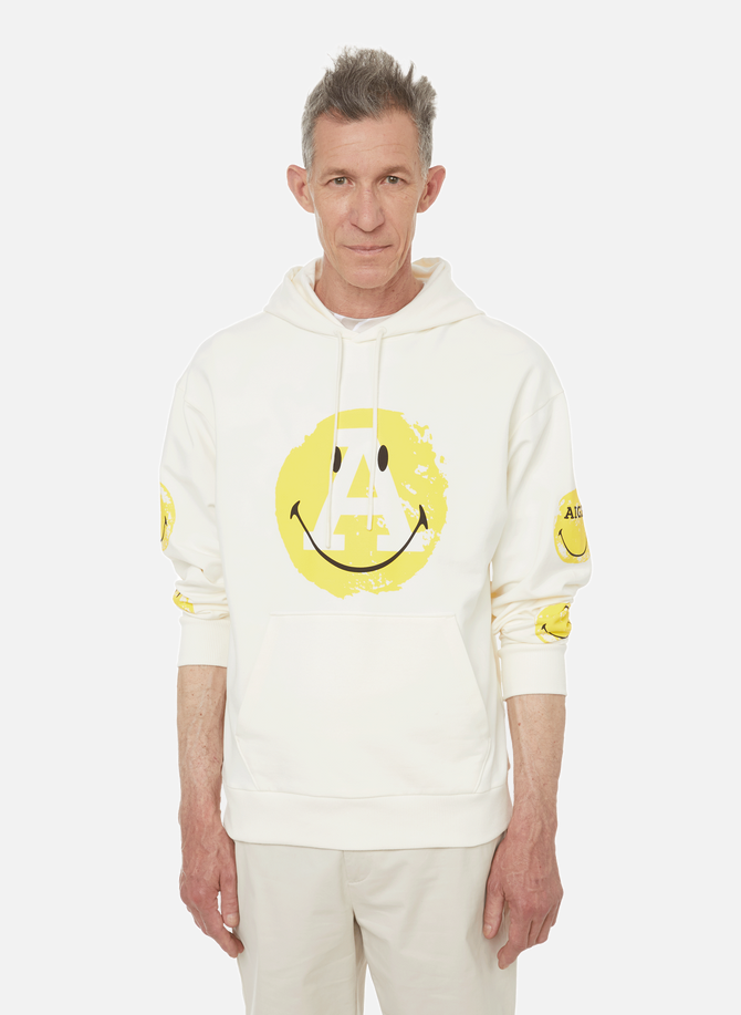 Sweatshirt Aigle x Smiley en coton organique AIGLE
