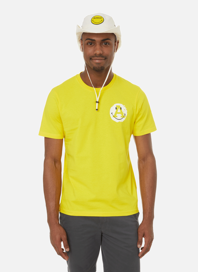 T-shirt Aigle x Smiley en coton organique AIGLE