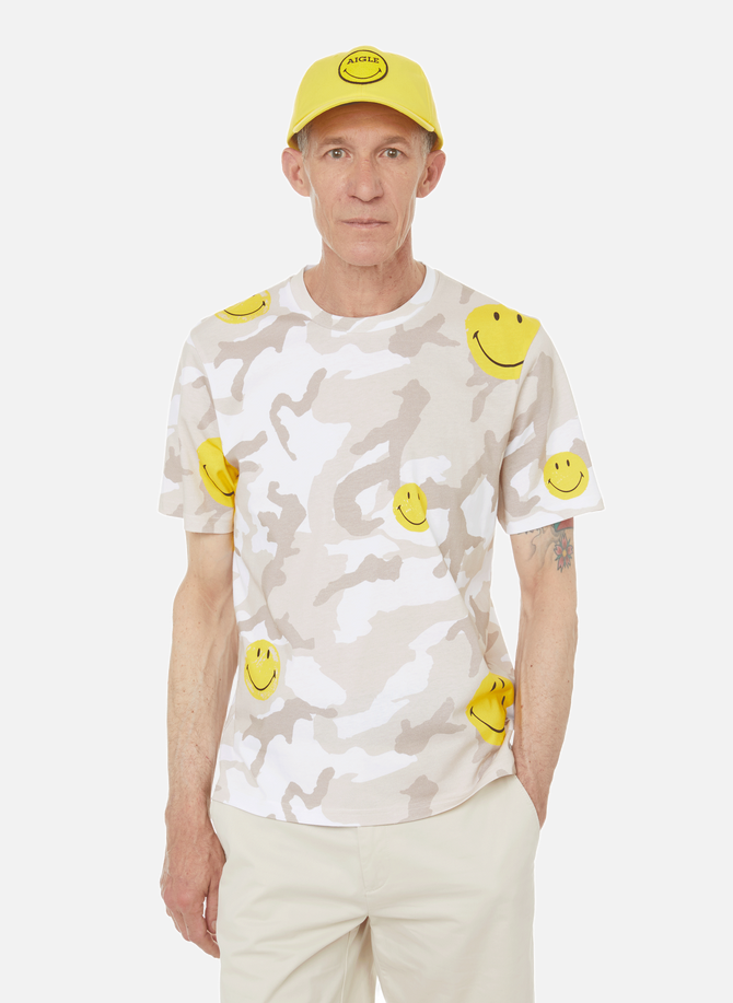 T-shirt Aigle x Smiley en coton organique AIGLE
