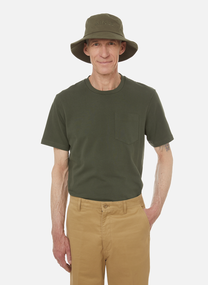 T-shirt col rond en coton organique AIGLE