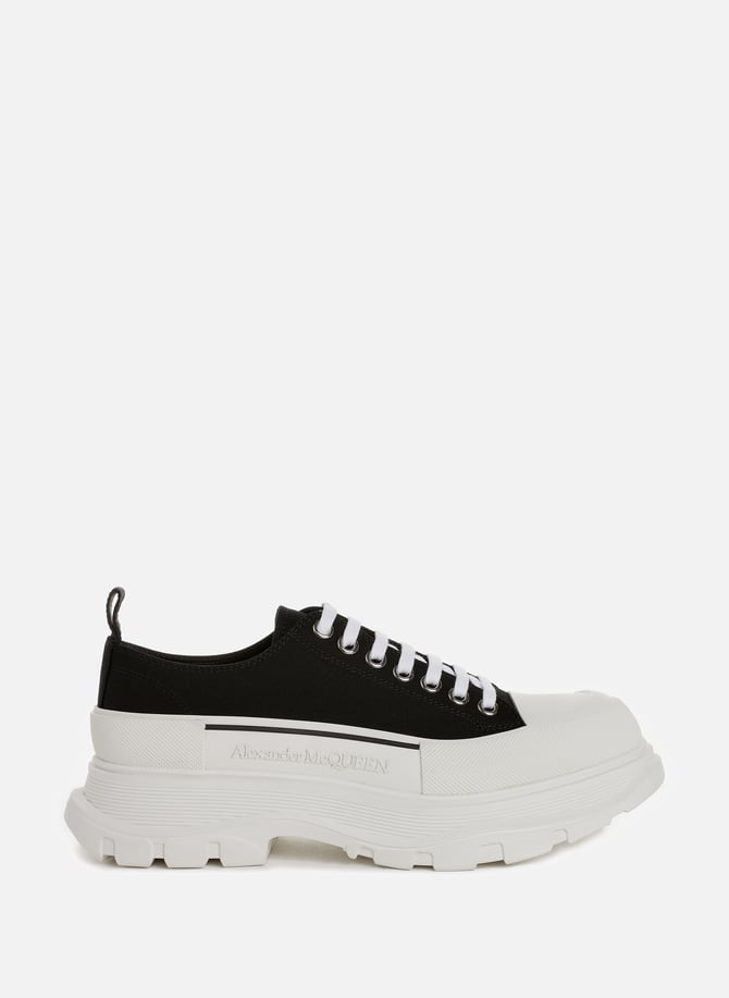 Baskets à lacets Tread Slick en coton ALEXANDER MCQUEEN