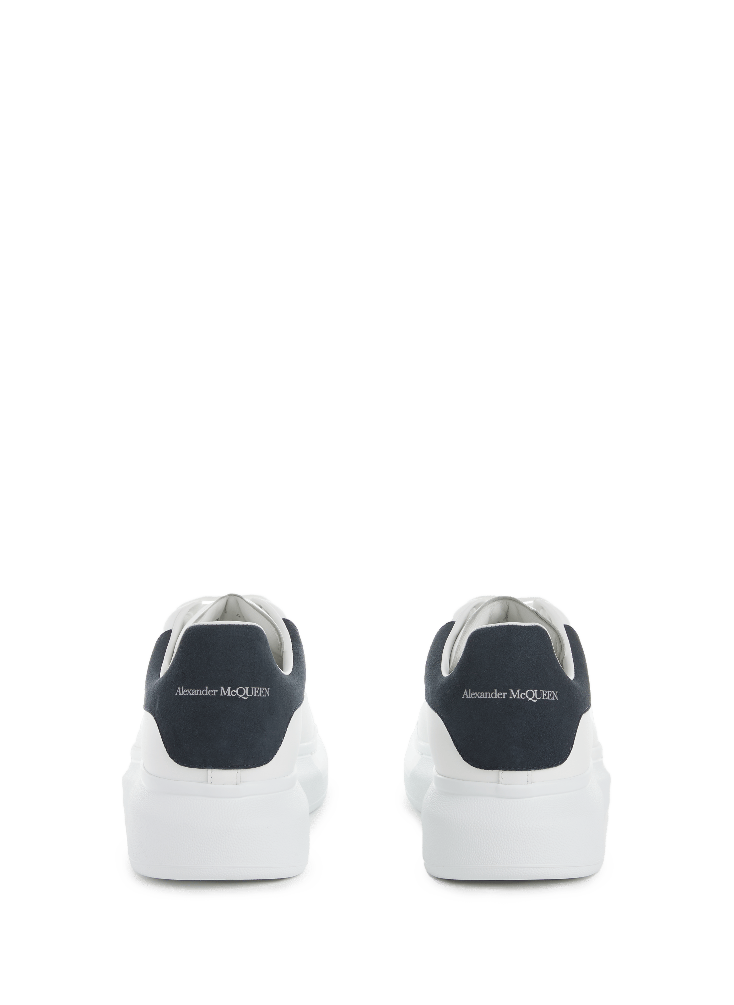 Baskets en toile et daim Deck Noir Alexander McQueen | MATCHESFASHION FR