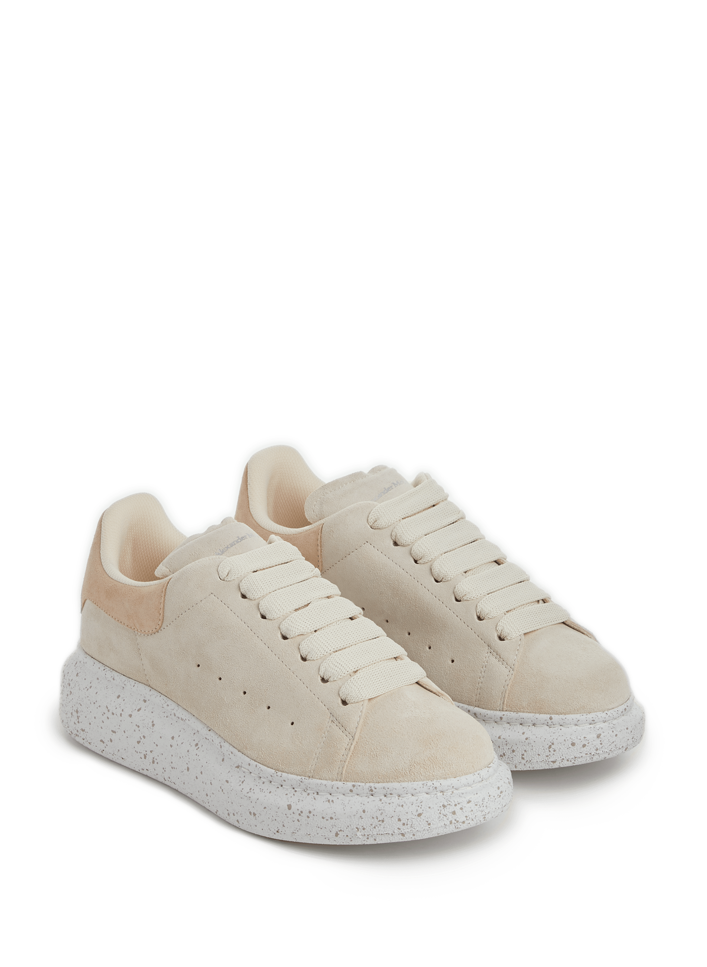 BASKETS OVERSIZED EN SUÈDE ALEXANDER MCQUEEN pour FEMME
