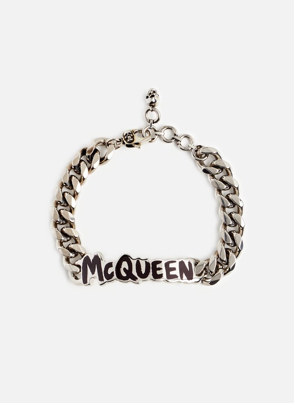 Bracelet chaîne Noir by ALEXANDER MCQUEEN ALEXANDER MCQUEEN Bracelet chaîne Noir
