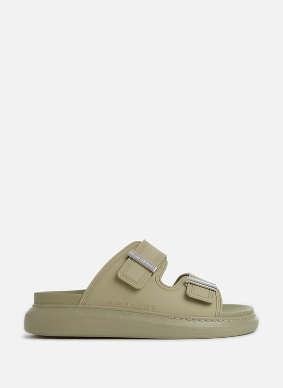 Claquettes Oversized Argent by ALEXANDER MCQUEEN ALEXANDER MCQUEEN Claquettes Oversized Argent