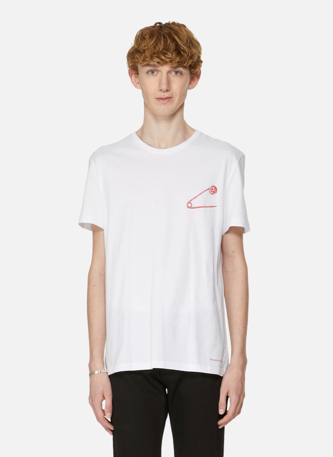 T-shirt imprimé en coton ALEXANDER MCQUEEN