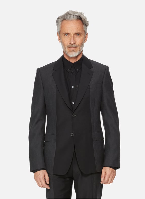 Veste de costume avec empiècements Noir by ALEXANDER MCQUEEN ALEXANDER MCQUEEN Veste de costume avec empiècements Noir