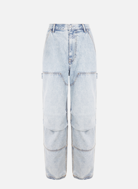Blaue Jeans mit weitem BeinALEXANDER WANG 