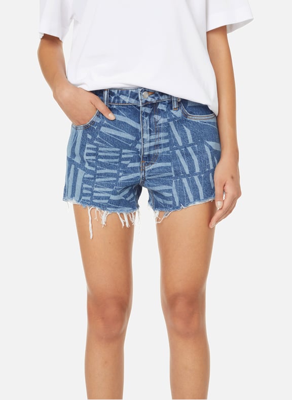 Mini short en jean Bleu by ALEXANDER WANG ALEXANDER WANG Mini short en jean Bleu
