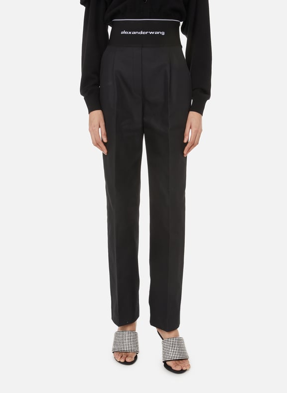 Pantalon large Noir by ALEXANDER WANG ALEXANDER WANG Pantalon large Noir