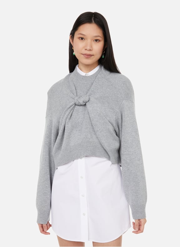 Pull en laine et cachemire mélangés Gris by ALEXANDER WANG ALEXANDER WANG Pull en laine et cachemire mélangés Gris