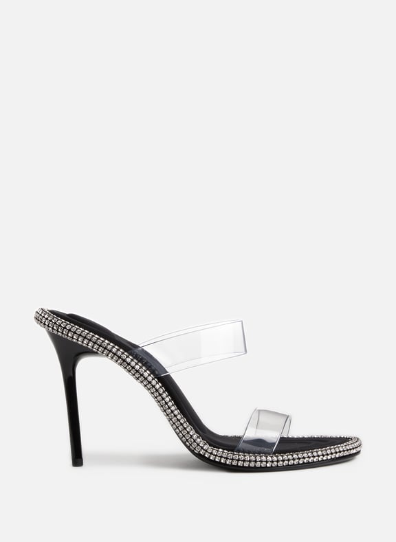 Sandales Nova avec cristaux Noir by ALEXANDER WANG ALEXANDER WANG Sandales Nova avec cristaux Noir