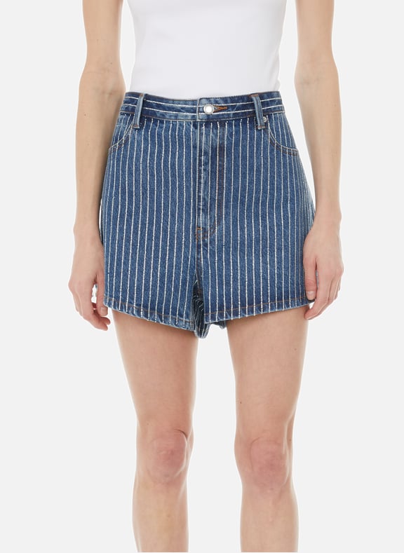 Short jean en coton Bleu by ALEXANDER WANG ALEXANDER WANG Short jean en coton Bleu