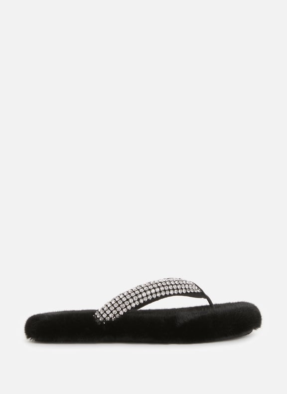 Alexander wang 2025 fur slides
