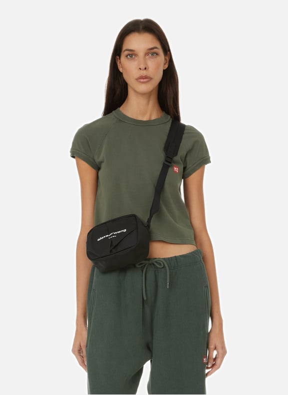 T-shirt col rond en coton Gris by ALEXANDER WANG ALEXANDER WANG T-shirt col rond en coton Gris