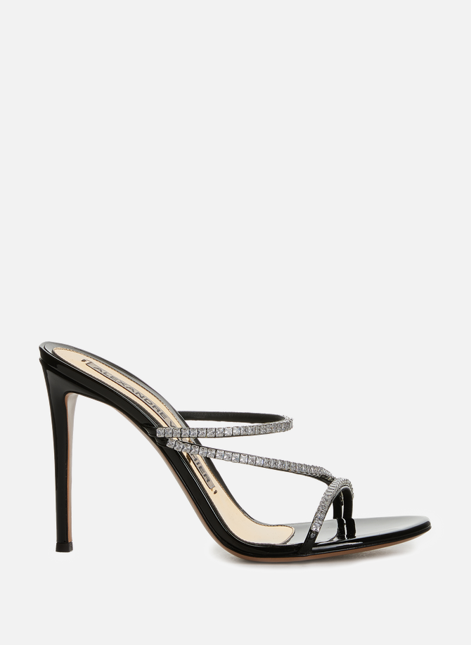 ALEXANDRE VAUTHIER crystal and leather sandals