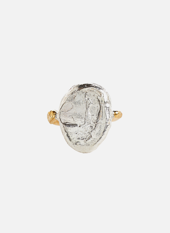 ALIGHIERI Das Symbol unbekannter Ring aus Silber und Gold Mehrfarbig