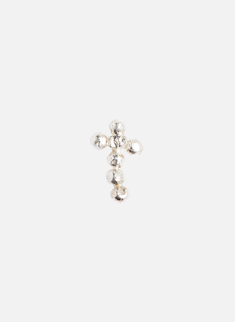 Uncoded Path earring in recycled silver ArgentALIGHIERI 