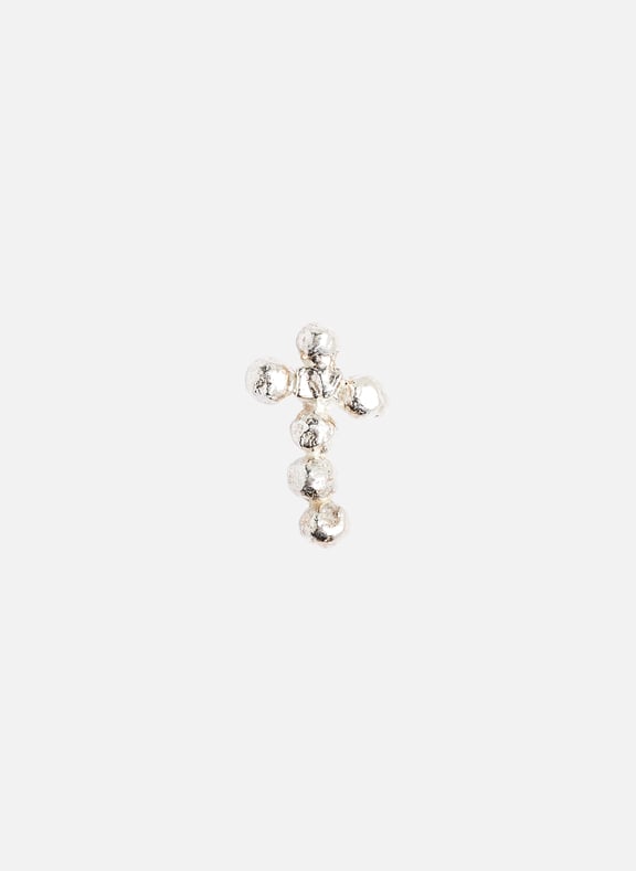 Boucle d'oreille Uncoded Path en argent recyclé Argent by ALIGHIERI ALIGHIERI Boucle d'oreille Uncoded Path en argent recyclé Argent