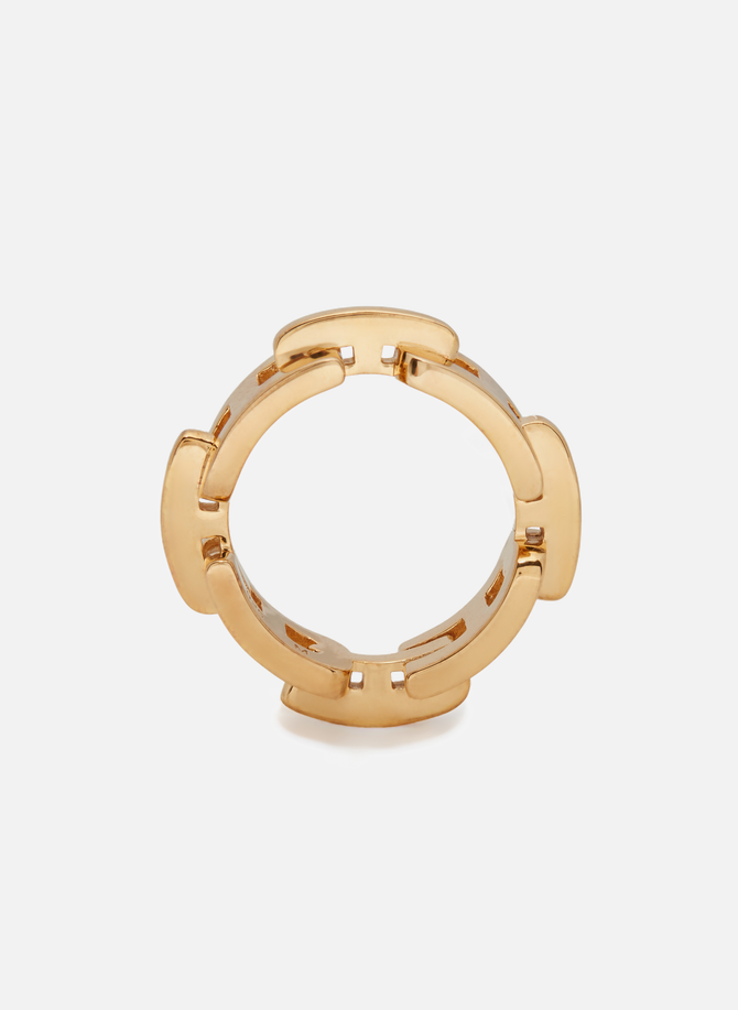 Chain ring in gold-plated silver AMBUSH