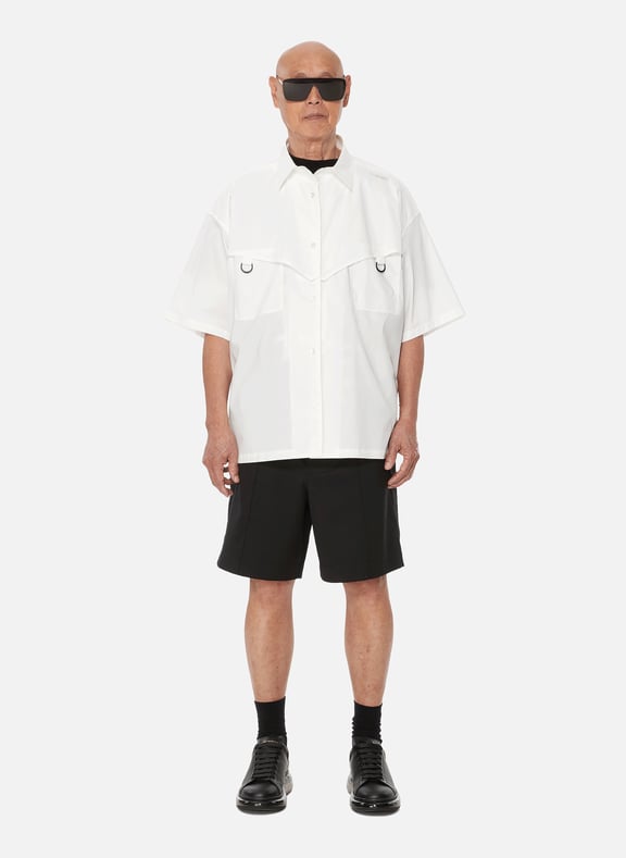 Chemise manches courtes en coton Blanc by AMBUSH AMBUSH Chemise manches courtes en coton Blanc