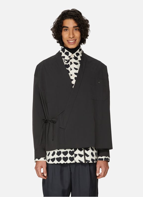 Chemise portefeuille en coton mélangé Noir by AMBUSH AMBUSH Chemise portefeuille en coton mélangé Noir