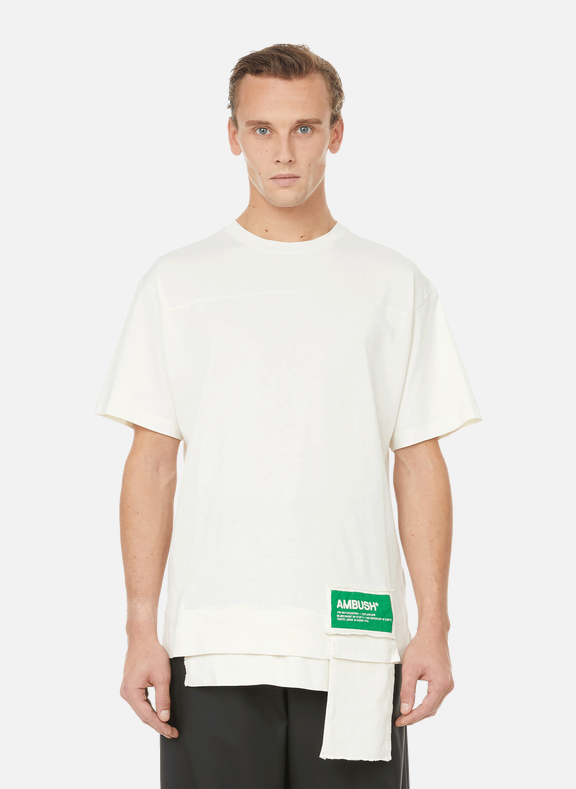 AMBUSH T-shirt avec poches en coton Beige