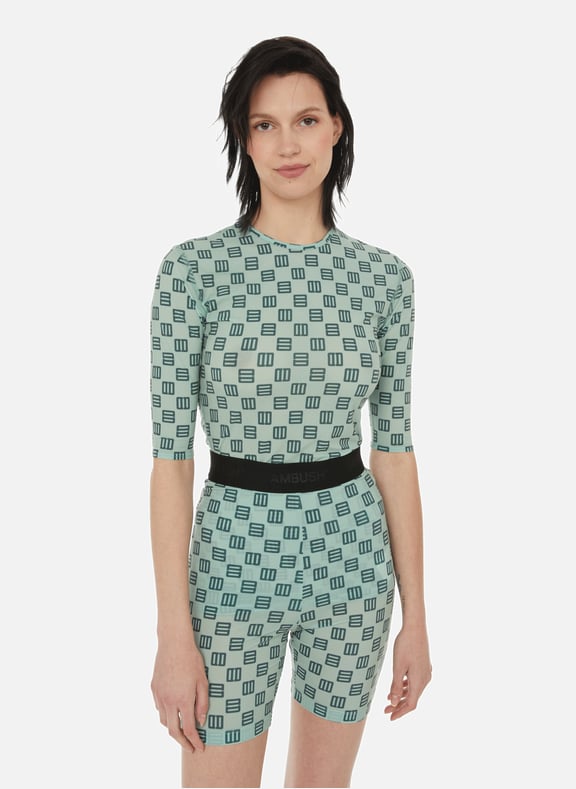 T-shirt monogrammé Vert by AMBUSH AMBUSH T-shirt monogrammé Vert
