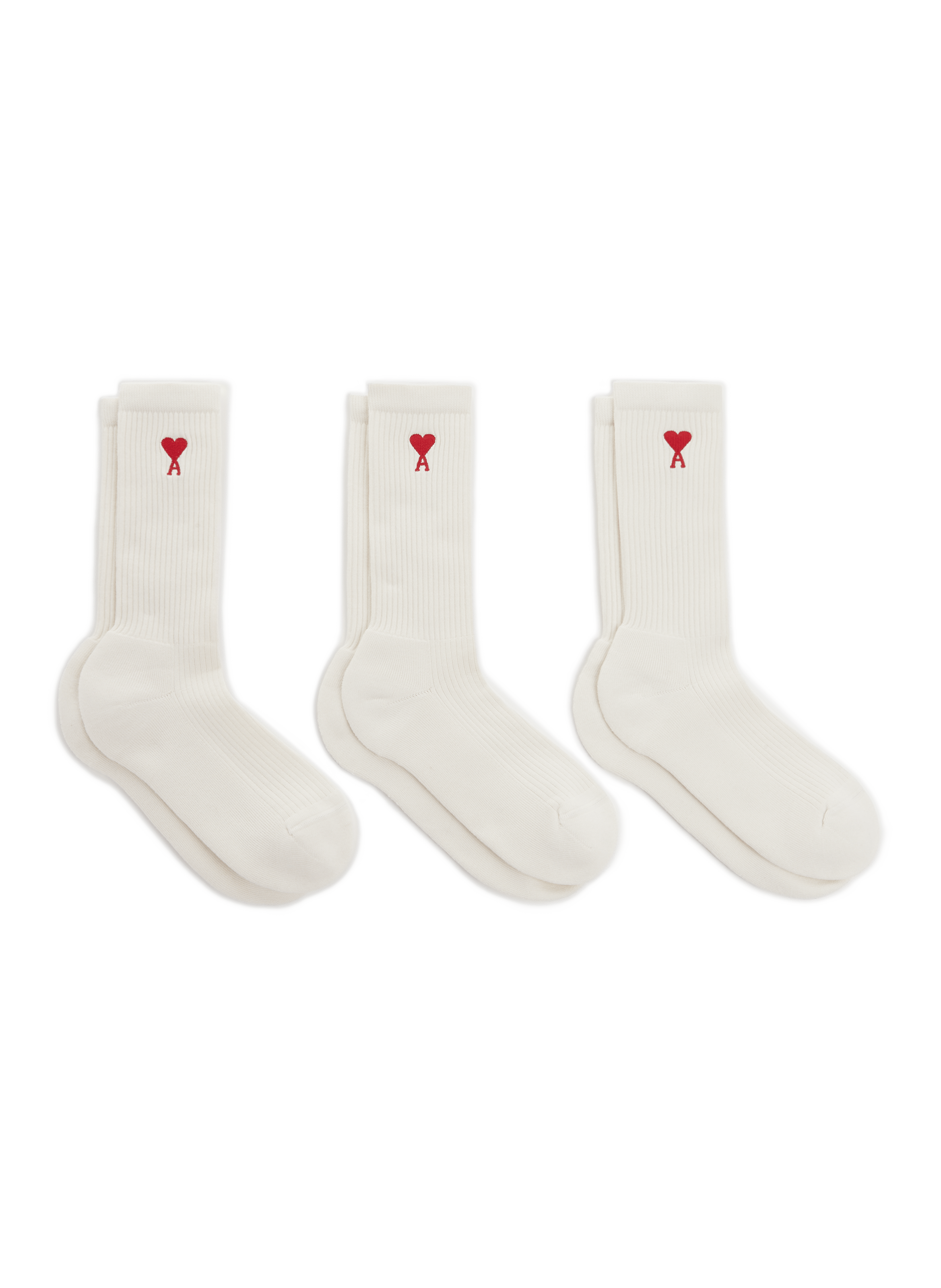 Baskets Ami Paris Pour Homme, Taille 44, Couleur Blanc, Neuves Avec Boîte