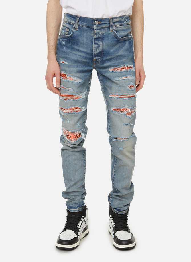 AMIRI Slim-Jeans aus denim