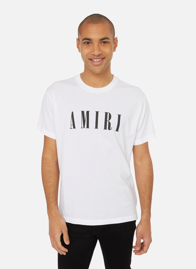 T-shirt à logo en coton AMIRI