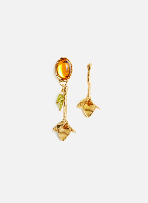 Gold Flora Earrings ANITA BERISHA 