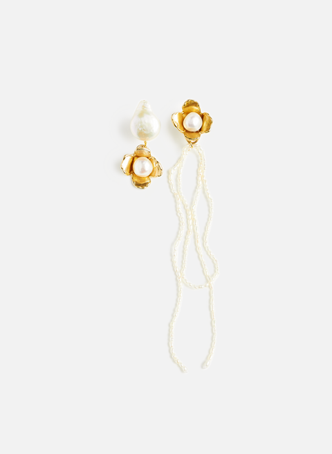 Gold Ivory Earrings ANITA BERISHA 