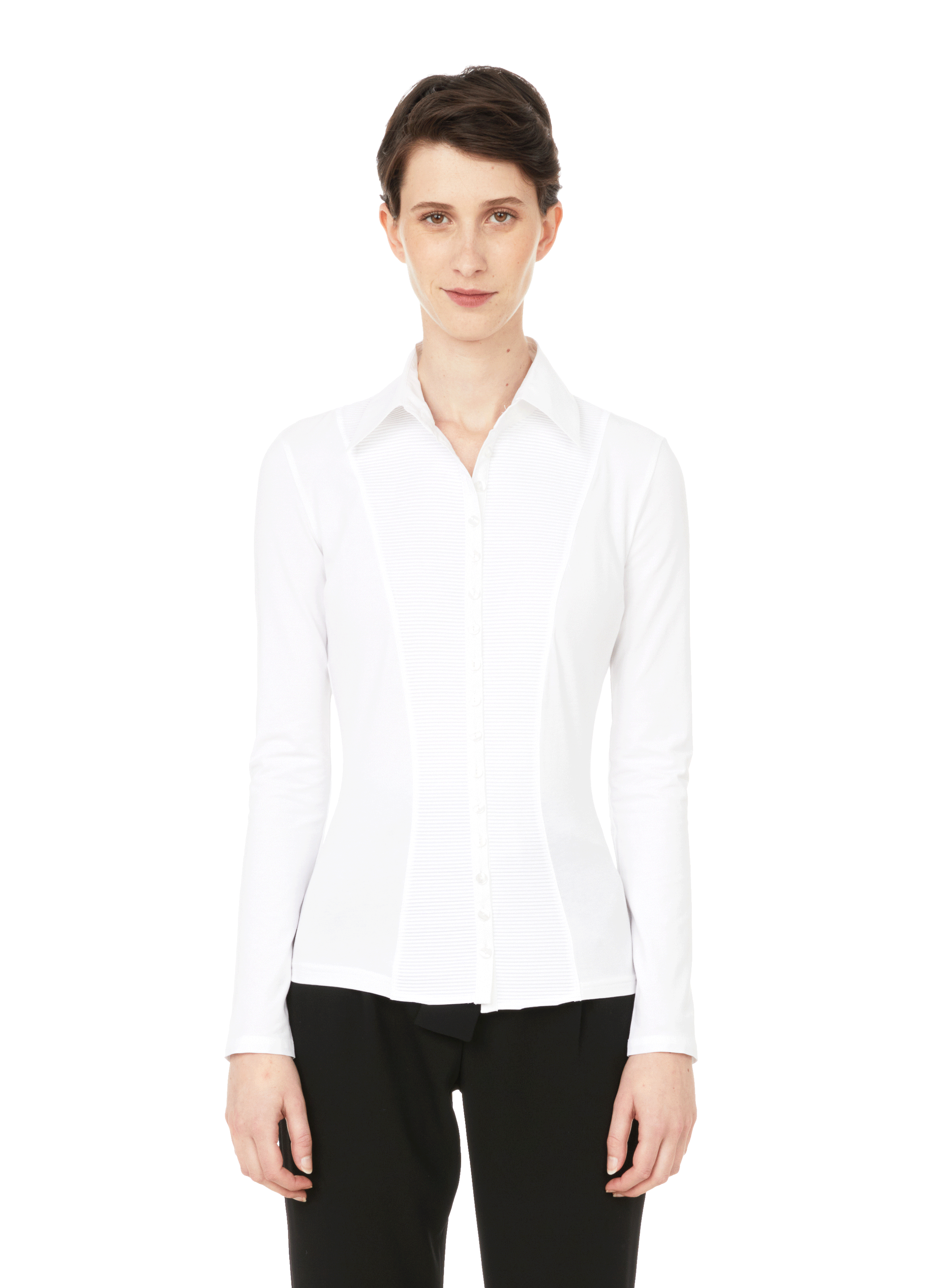 Chemisiers Anne Fontaine Femme Femme Vêtements Anne Fontaine Femme Hauts Anne Fontaine Femme Blouses & Chemises  Anne Fontaine Femme Chemisiers Anne Fontaine Femme blanc L, T3 Chemisier ANNE FONTAINE 40 