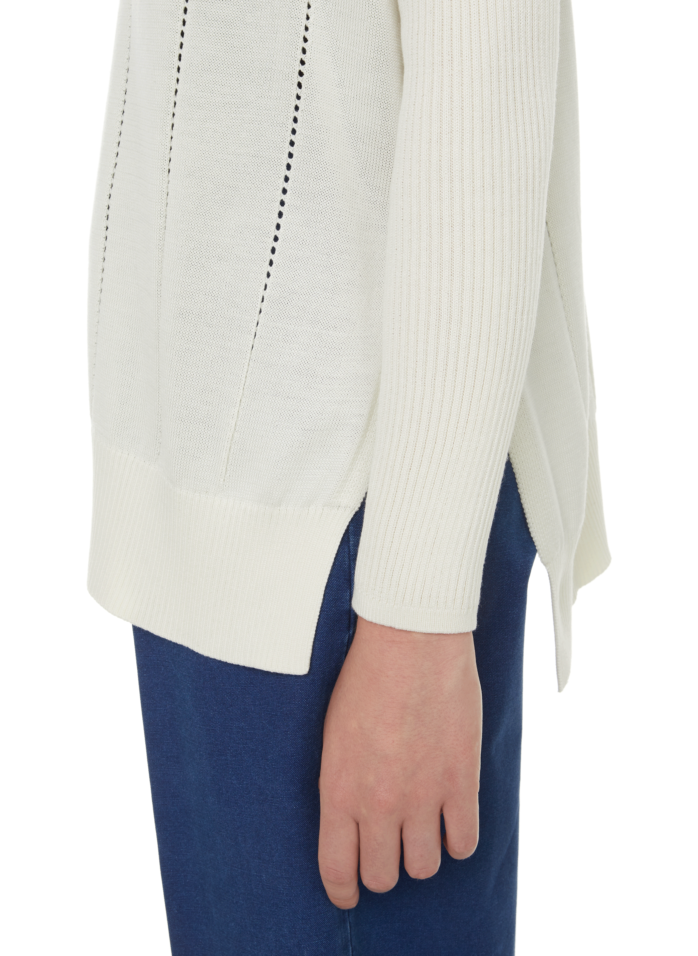 Pull Imanol en laine mélangée Anne Fontaine en coloris Blanc Femme Vêtements Sweats et pull overs Sweats et pull-overs 