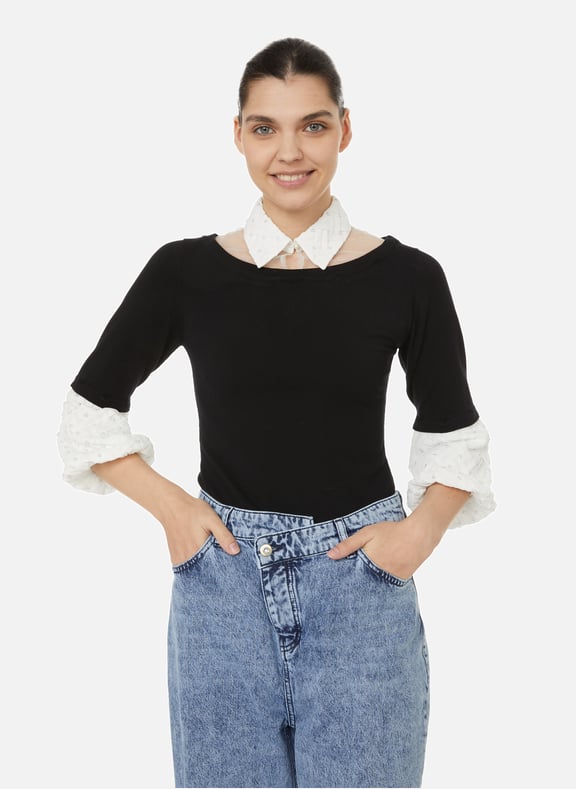 Pull Meloe Blanc by ANNE FONTAINE ANNE FONTAINE Pull Meloe Blanc