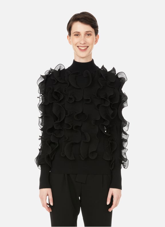 Pull Sidaline Noir by ANNE FONTAINE ANNE FONTAINE Pull Sidaline Noir