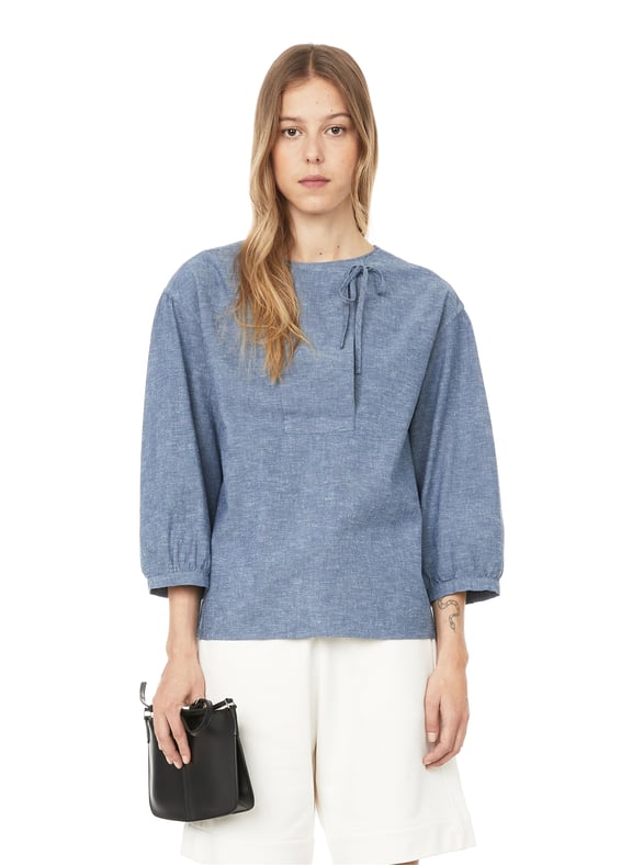 Blouse en coton Bleu by A.P.C. A.P.C. Blouse en coton Bleu