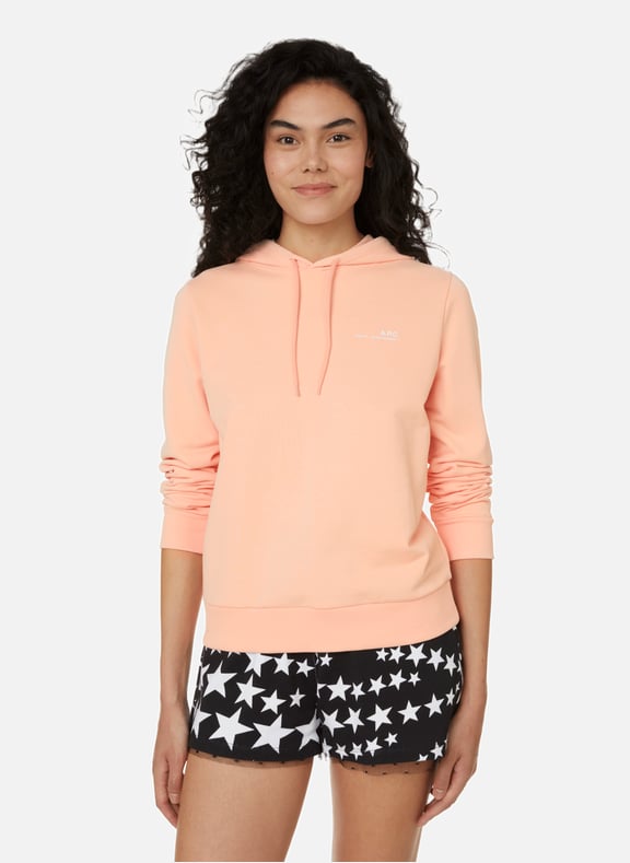 Hoodie en coton Rose by A.P.C. A.P.C. Hoodie en coton Rose