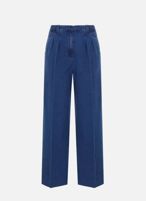 Pantalon ample Tressie en coton BleuA.P.C. 