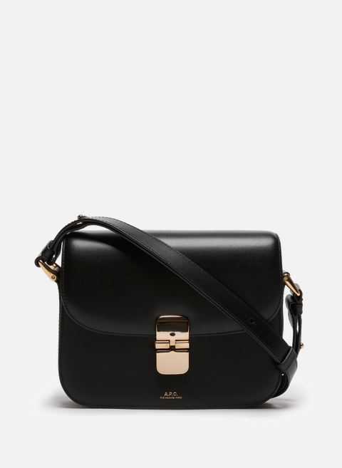 Kleine Grace-Tasche aus schwarzem LederA.PC 