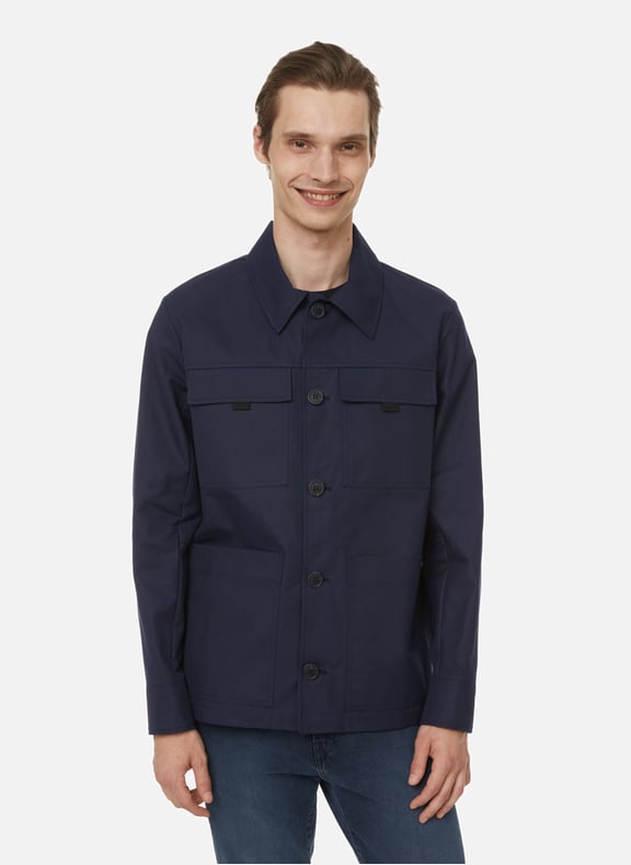 Veste Robin en toile de coton Bleu by A.P.C. A.P.C. Veste Robin en toile de coton Bleu