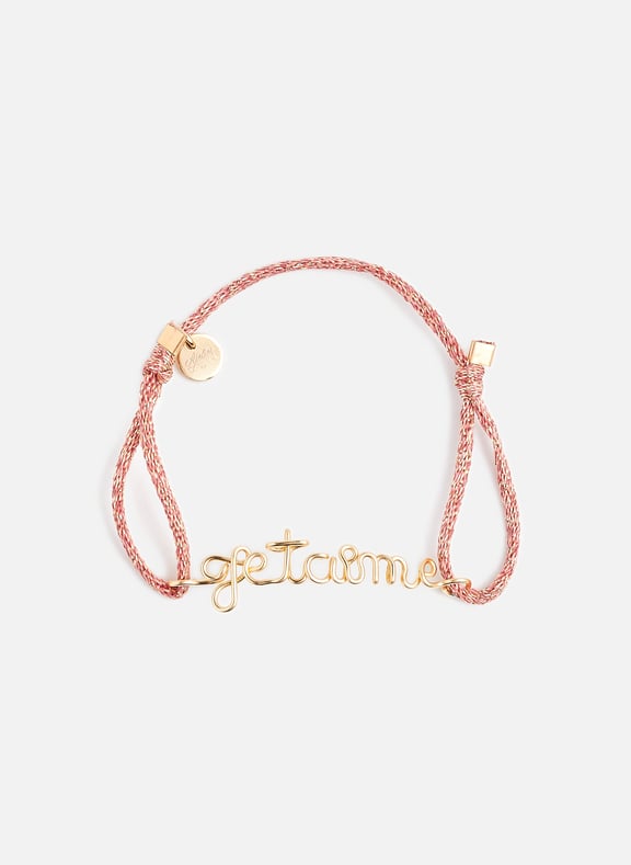Bracelet jetaime Multicolore by ATELIER PAULIN ATELIER PAULIN Bracelet jetaime Multicolore