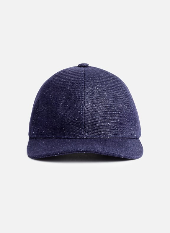 Casquette en lin Bleu by AU PRINTEMPS PARIS AU PRINTEMPS PARIS Casquette en lin Bleu