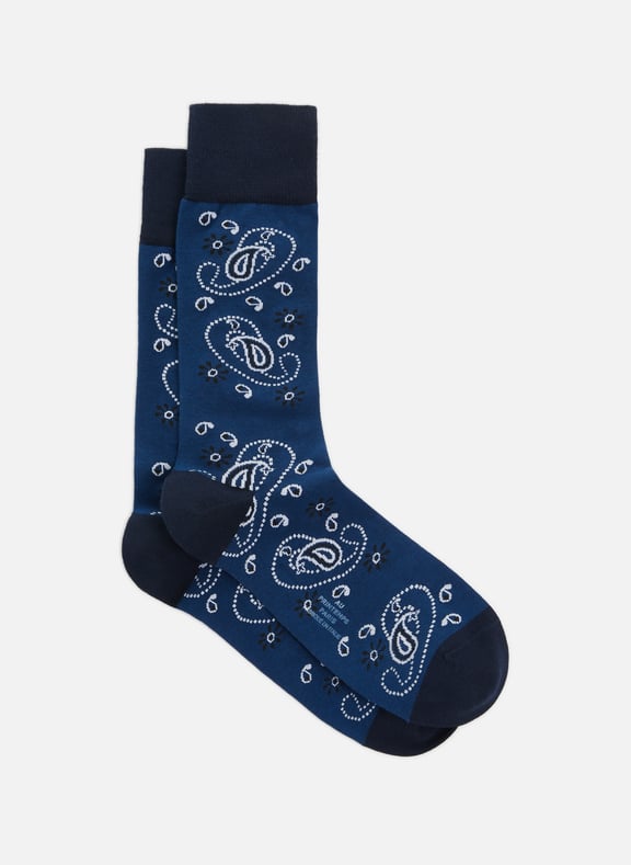 Chaussettes hautes Bleu by AU PRINTEMPS PARIS AU PRINTEMPS PARIS Chaussettes hautes Bleu
