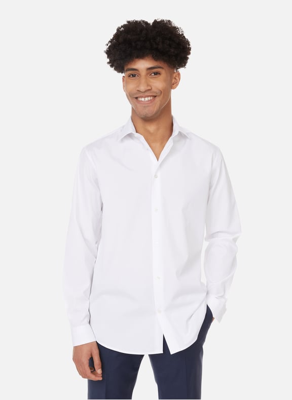 Chemise en coton Blanc by AU PRINTEMPS PARIS AU PRINTEMPS PARIS Chemise en coton Blanc