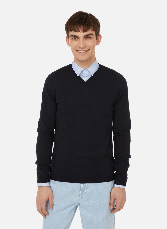 AU PRINTEMPS PARIS wool V-neck sweater